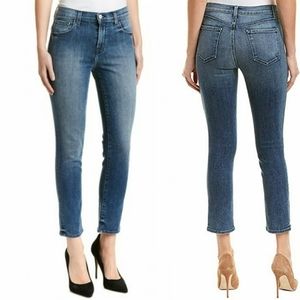 J Brand Ruby High Rise Crop Dreamer Skinny Jeans